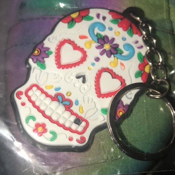 Sugar skull key ring - Picture 5 of 5
